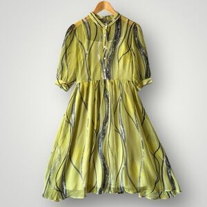 Veinfuns Women’s Silk Dress Size XS S Beautiful!